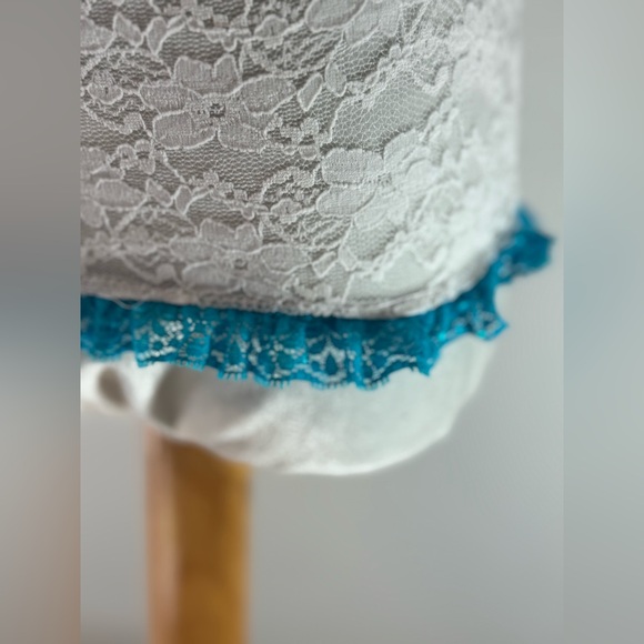 White Lace Lingerie Top - Picture 6 of 14